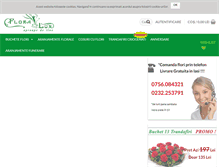 Tablet Screenshot of floralux.ro