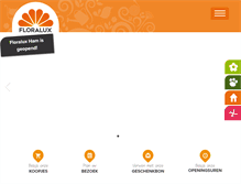 Tablet Screenshot of floralux.be
